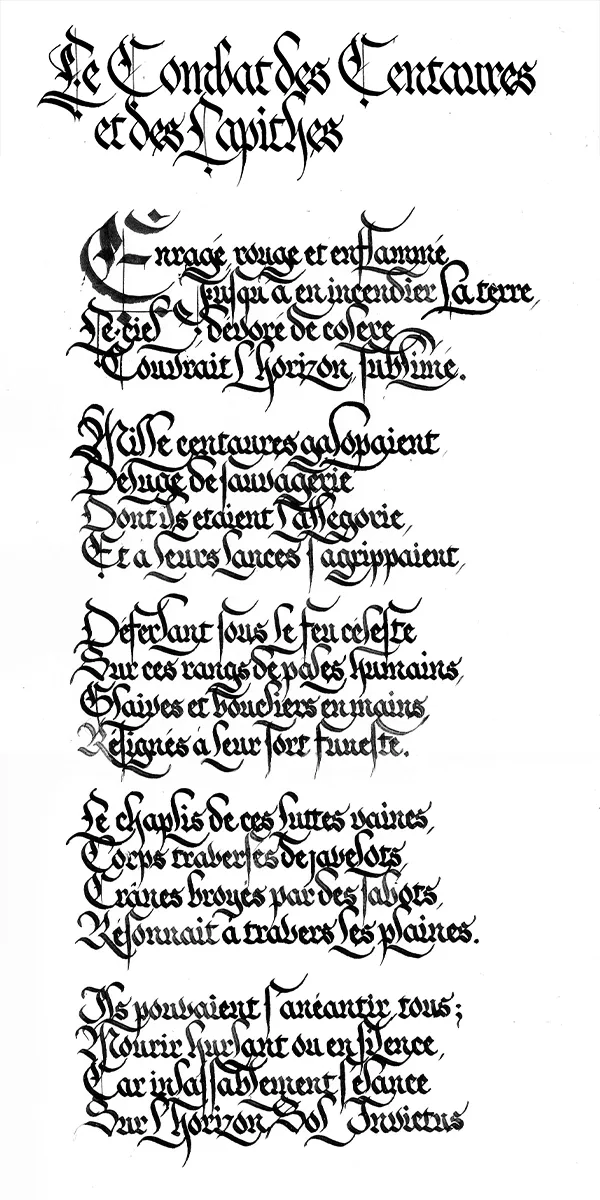 calligraphie