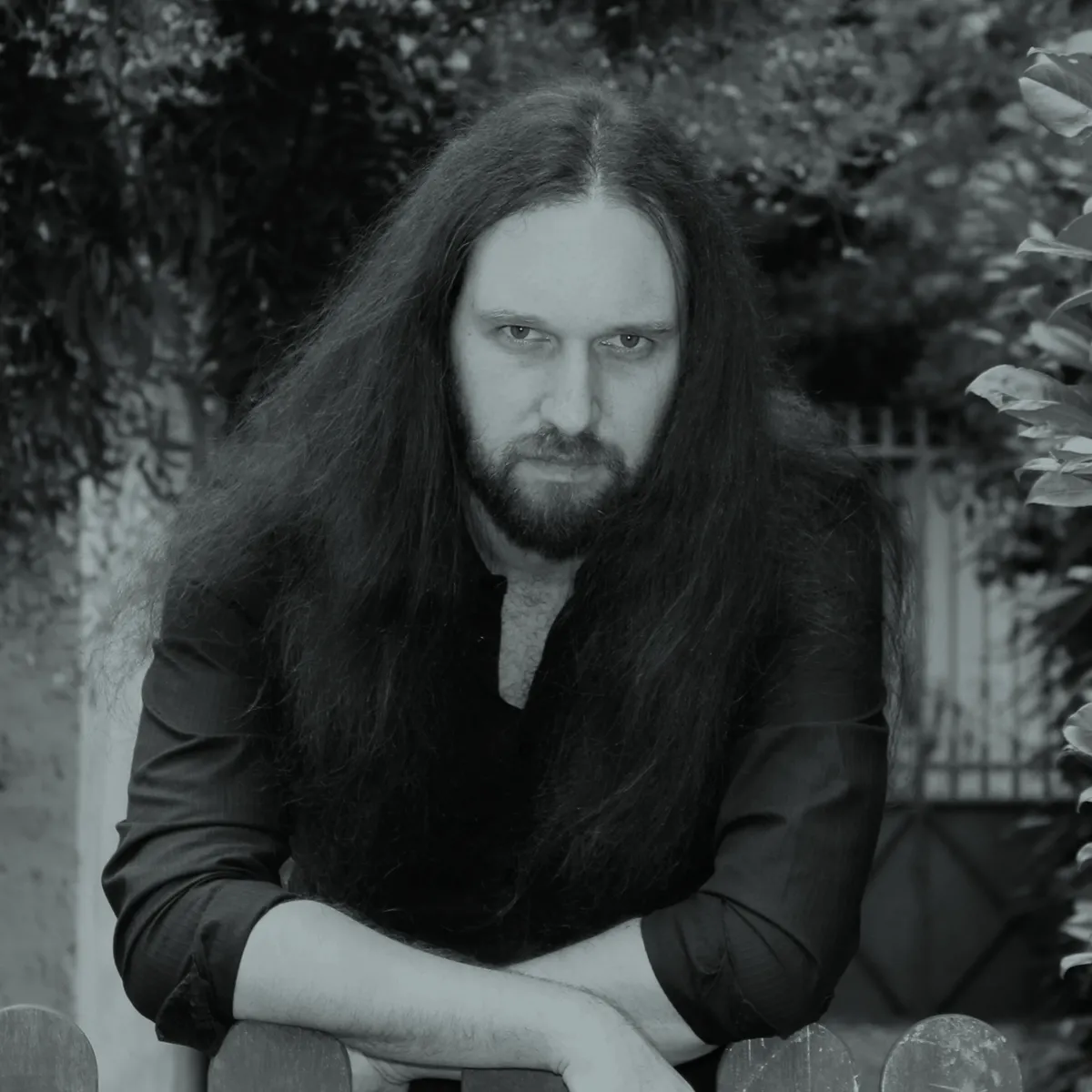Portrait of F. de Lancelot in black & white.
